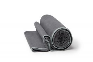 MANDUKA Large Standard eQua Mat Towel Thunder for Sports Hot Yoga New