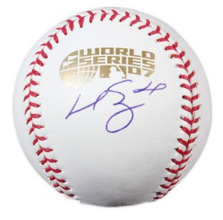 Manny Ramirez Signed 2007 World Series Baseball MLB Holo