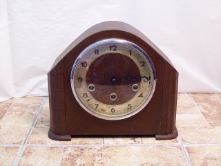 Deco Style Vintage Westminster Chime Mantle Clock