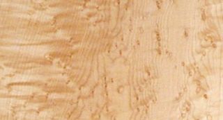 Bookmatched Curly Birdseye Maple Hardwood Thin Lumber