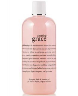 philosophy amazing grace 3 in 1 shampoo, shower gel and bubble bath