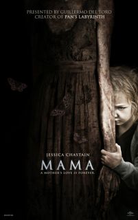 Mama Original DS Movie Poster D s 27x40 Del Toro Chastain