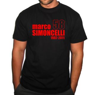 Marco SIMONCELLI Memorial Rip Moto GP Tshirt All Sizes 3
