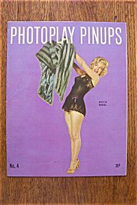 Vintage Pin Up 1953 Photoplay Marilyn Monroe Cover