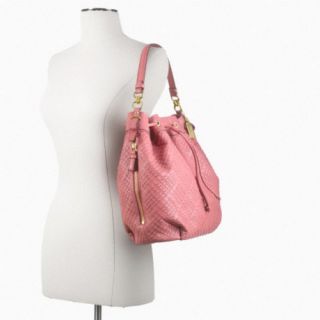 MADISON WOVEN LEATHER MARIELLE DRAWSTRING