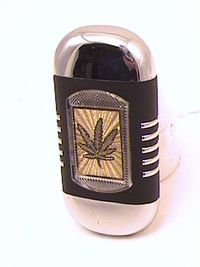 Novelty Marijuana Pot Weed 420 Cigar Pipe Torch Lighter