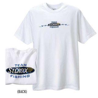 Team St Croix Fishing Rod Short Sleeve Tee T Shirt   Size XLarge   NEW