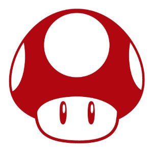Mario Mushroom Funny Game NES JDM Euro Drift Car Sticker Decal Any