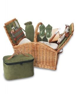 Picnic Time Picnic Basket, Windsor   Casual Dinnerware   Dining