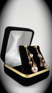 Marco Bicego 18 Karat Yellow Gold Earrings with Colored Stones