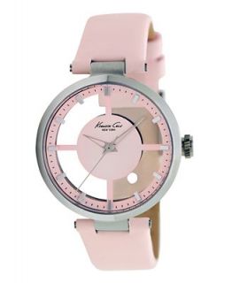 Kenneth Cole New York Watch, Womens Pink Leather Strap 36mm KC2707