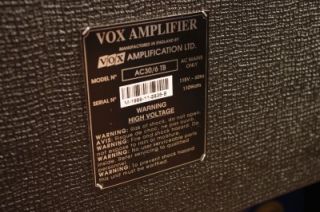 Vox AC30 Made in England