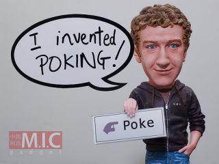 Mark Zuckerberg Facebook Action Figure Mic Gadget Poking Inventor 300