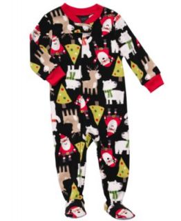 Carters Kids Pajamas, Little Girls Fleece Holiday Sleeper   Kids