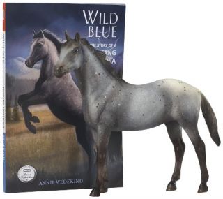 New Breyer Wild Blue Classics Horse and Book Set
