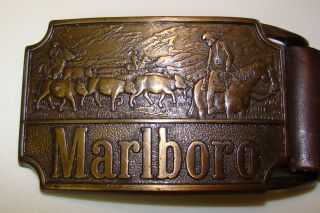 Marlboro Belt Buckle w Belt