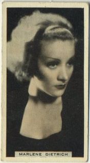 Marlene Dietrich 1934 Godfrey Phillips Stage and Cinema Beauties