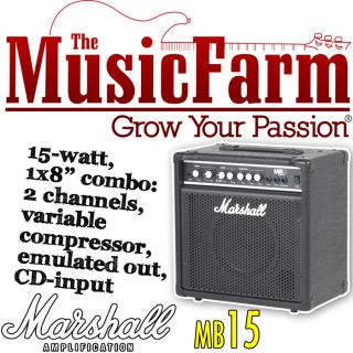 Marshall MB15 15 Watt 1x8 Bass Combo Amp