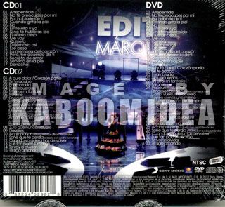 CD + DVD EDITH MARQUEZ Mi Sueño Fantasia Mexican Edition NEW 2012
