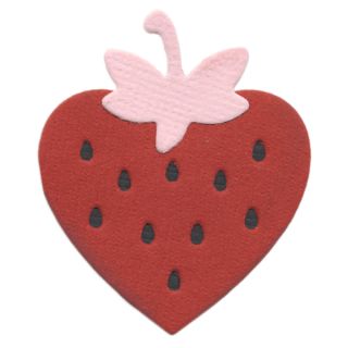 Lifestyle Crafts DD0031 Strawberry Heart 2 Dies New