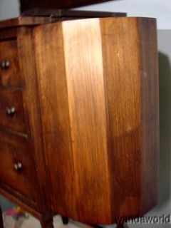 Antique Martha Washington Mahogany Sewing Cabinet