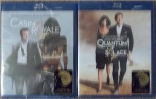 Casino Royale Quantum of Solace James Bond 007 Blu Ray 2012 Daniel