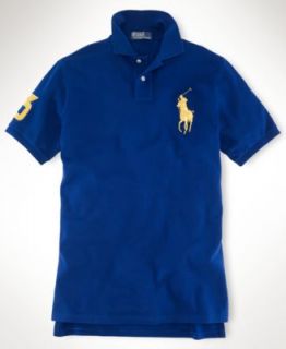 Polo Ralph Lauren Shirt, Custom Fit Mesh Short Sleeve Polo Shirt