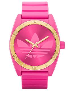 adidas Watch, Unisex Pink Polyurethane Strap 42mm ADH2804   All