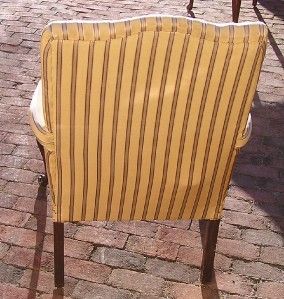Martha Washington Style Upholstered Lolling Chair 20thC