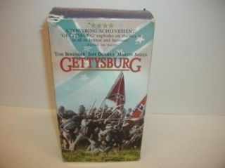 Gettysburg 2 Tape Set VHS Civil War Movie Tape TNT Original