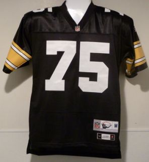 Joe Greene Autographed Signed Pittsburgh Steelers Black Reebok Jersey