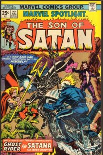 Marvel Spotlight 22 Son of Satan Ghost Rider Satana 9 4