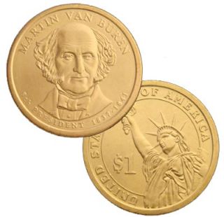 2008 P Martin Van Buren B U Dollar Coin