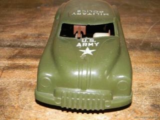 Vintage Marx U s Army Military Police Car Siren Sparking Gun Number