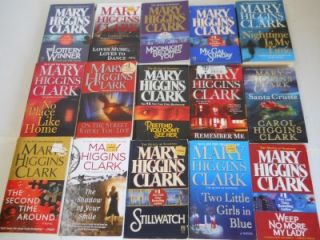 Lot of 35 Mary Higgins Clark Mystery Suspense Crime Books Alvirah