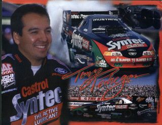 Tony Pendregon Castrol AA Fuel Ford Funny Car NHRA Print 2000