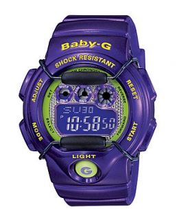 Baby G Watch, Womens Tropical Paradise Purple Resin Strap BG1005M 6