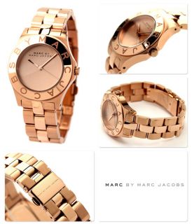 New Marc by Marc Jacobs Rose Gold Stainless Steel Blade Ladies Watch