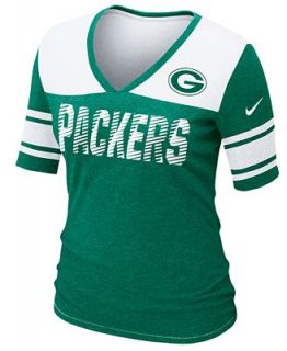 Nike NFL Womens T Shirt, Green Bay Packers Touchdown Football Tee