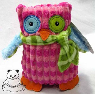 Marys Owl Pink Bird Mary Meyer Plush Toy Stuffed Animal Safari Print