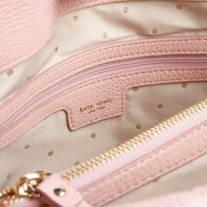 Kate Spade Maryanne Gold Coast Pink Shimmer Leather Handbag Purse RARE