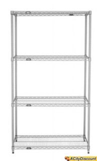 chrome wire shelving unit full line of commercial shelving available