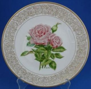 Edward Marshall Boehm Queen Elizabeth Rose Plate Ed