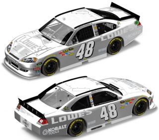 2012 Jimmie Johnson Frost Finish Action 1 24 in Stock