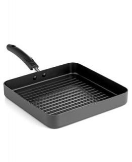 Martha Stewart Collection Square Grill Pan, 10.5 Hard Anodized
