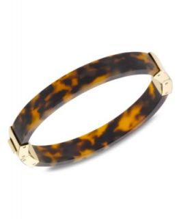 Michael Kors Bracelet, Gold Tone Tortoise Acetate Link Toggle Bracelet