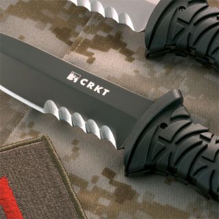 CRKT Ultima Tactical Fixed Blade Combo Edge Knife 2125KV New
