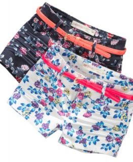 Epic Threads Kids Shorts, Girls Floral Printed Denim Shorts