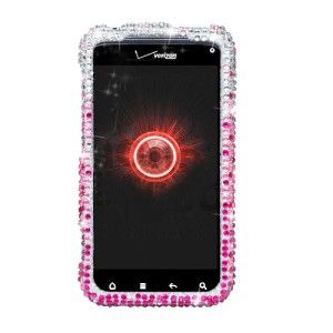 HTC 6350 Droid Incredible 2 Full Diamond Case Verizon Pink Bling Phone