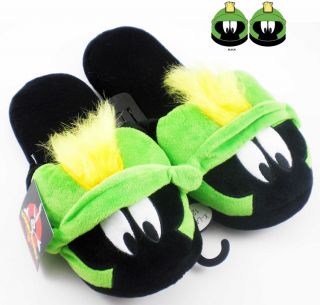 Looney Tunes Marvin The Martian Plush Adult Slippers